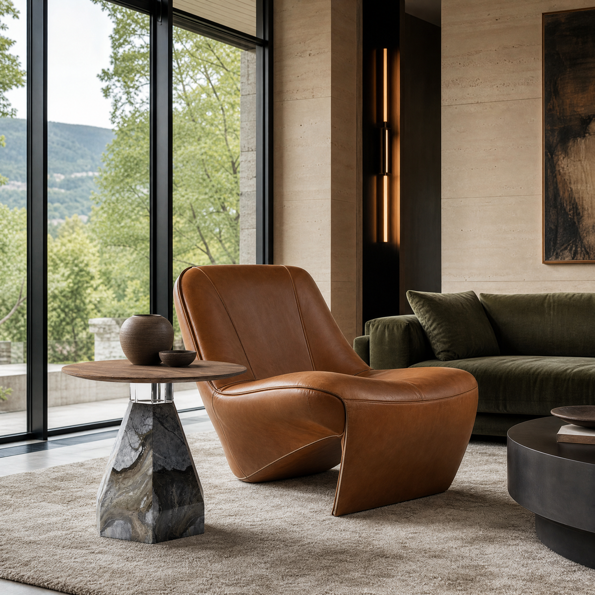 Alba Marble Side Table