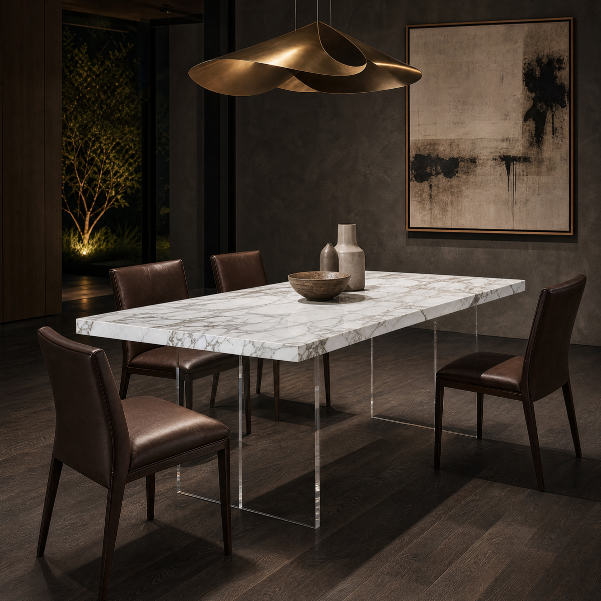 Sera Marble Dining Table