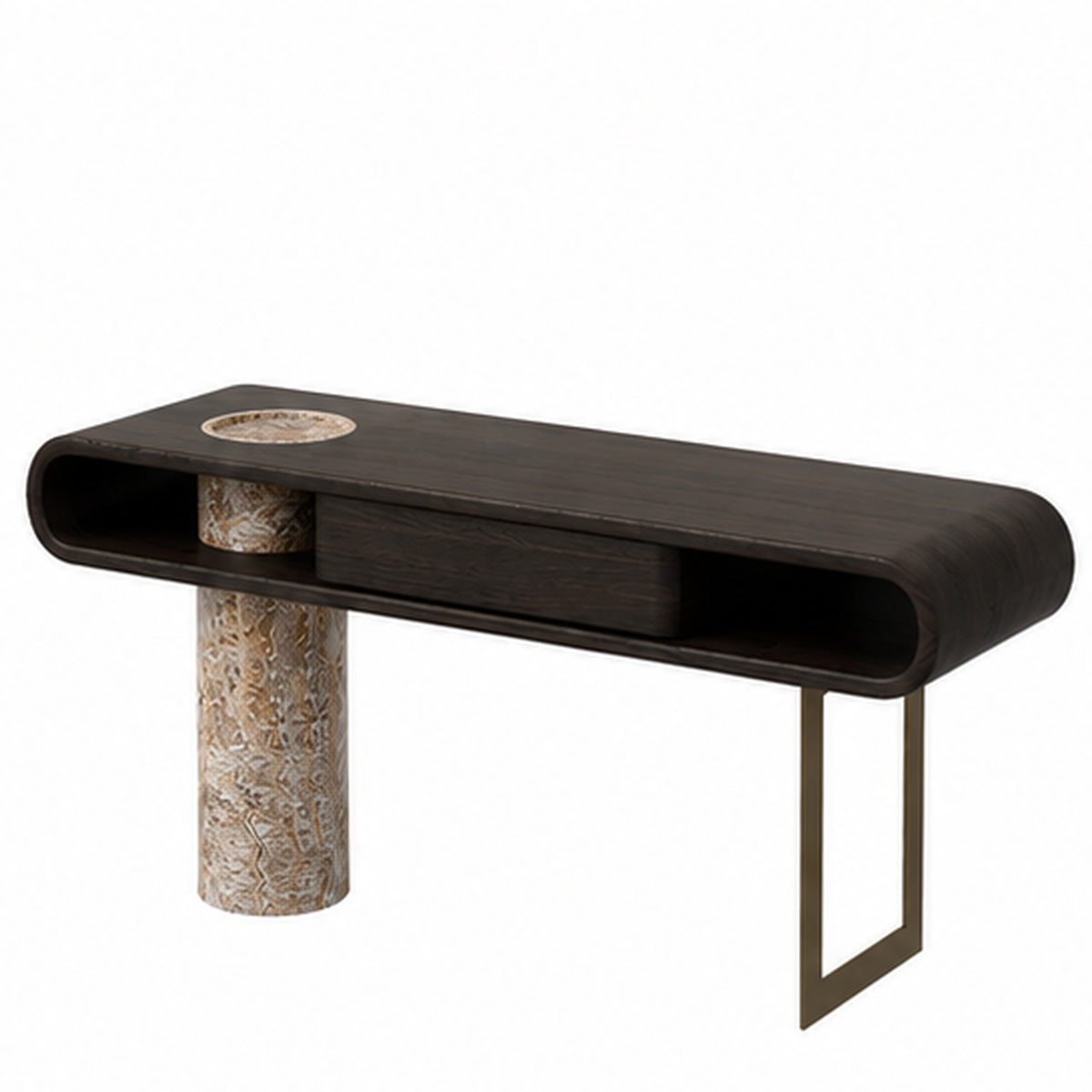 Aster Marble & Wood Dressing Table
