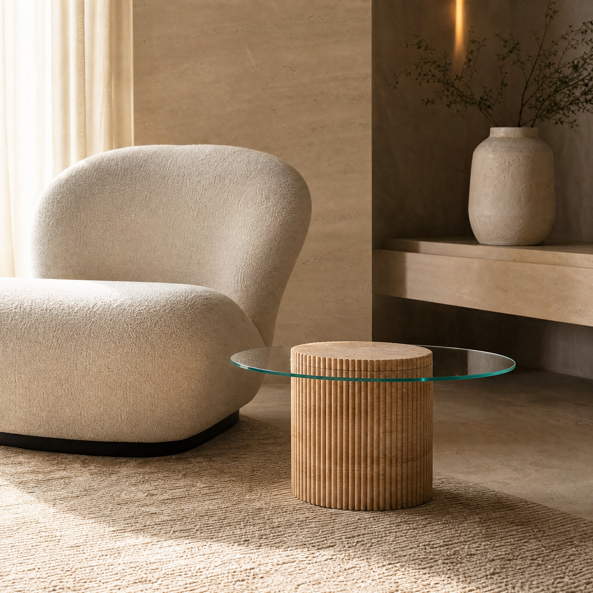 Arco Marble Nesting Coffee Table