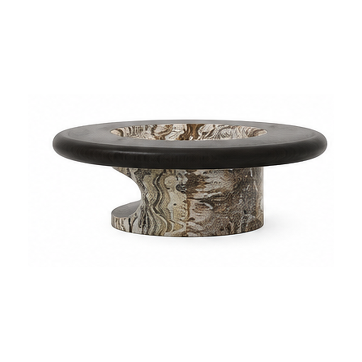 Aster Marble & Wood Coffee Table