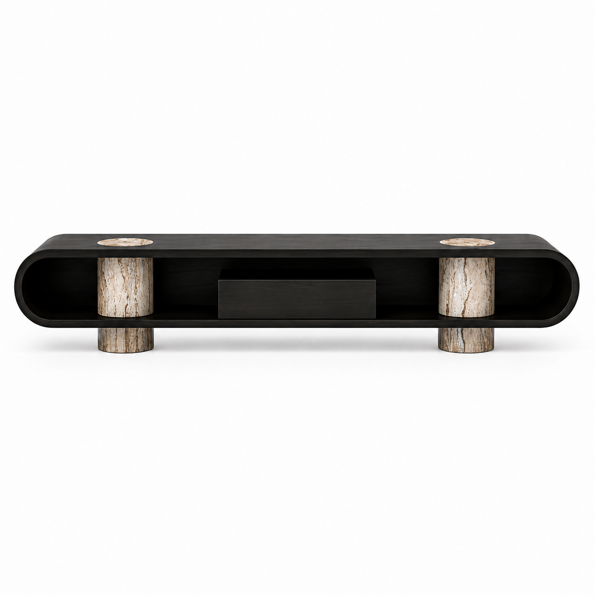 Aster Marble & Wood TV Unit