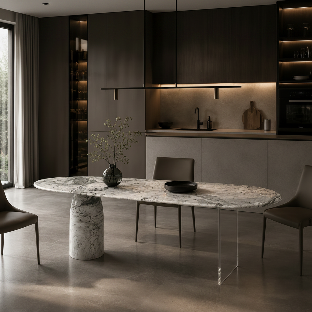 Aure Marble Dining Table