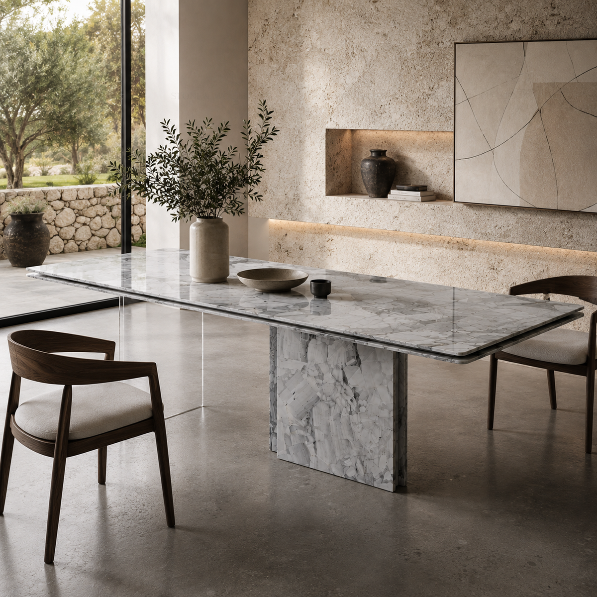 Seren Marble Dining Table