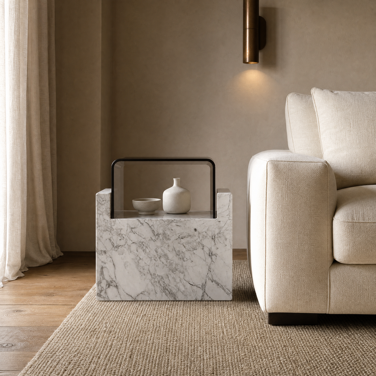 Eira Marble Side Table