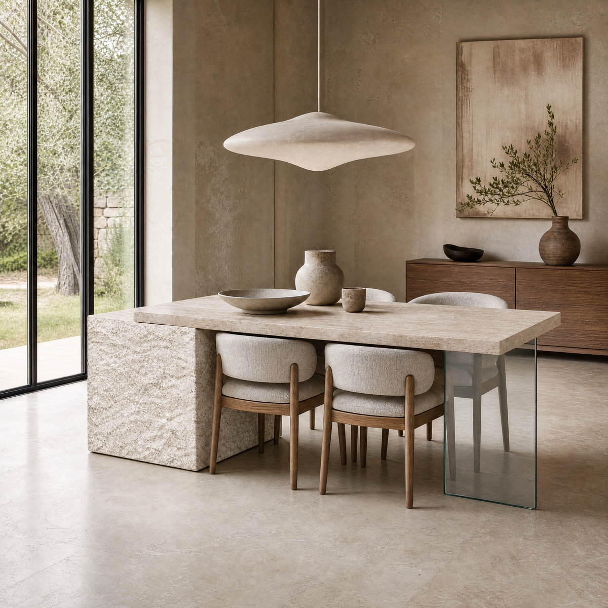 Laurent Marble Dining Table