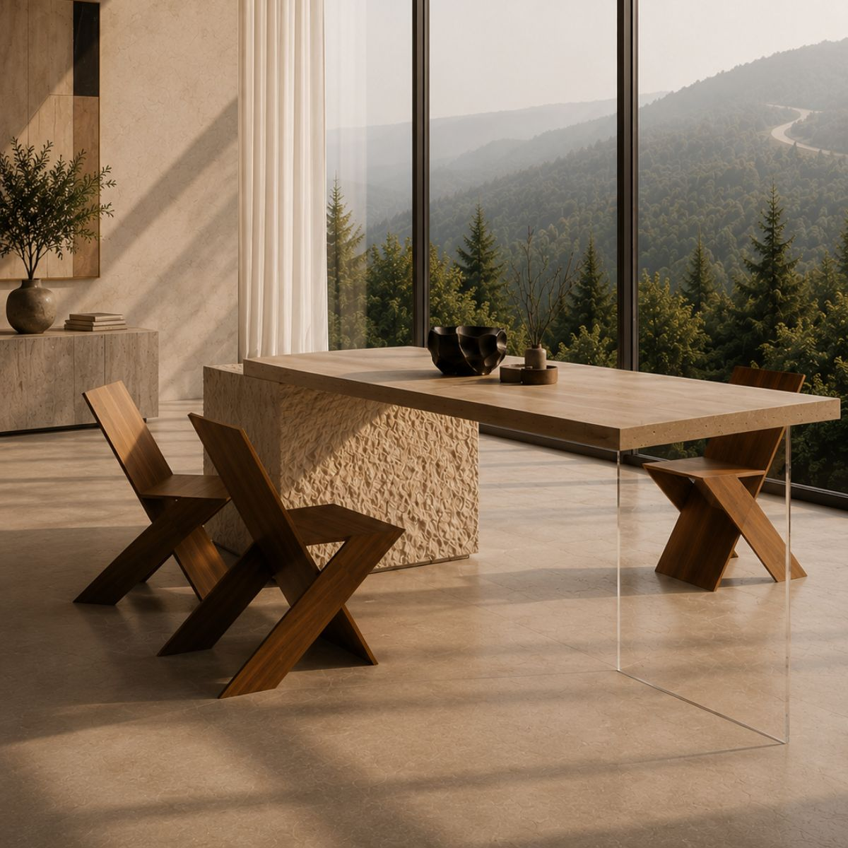 Laurent Marble Dining Table