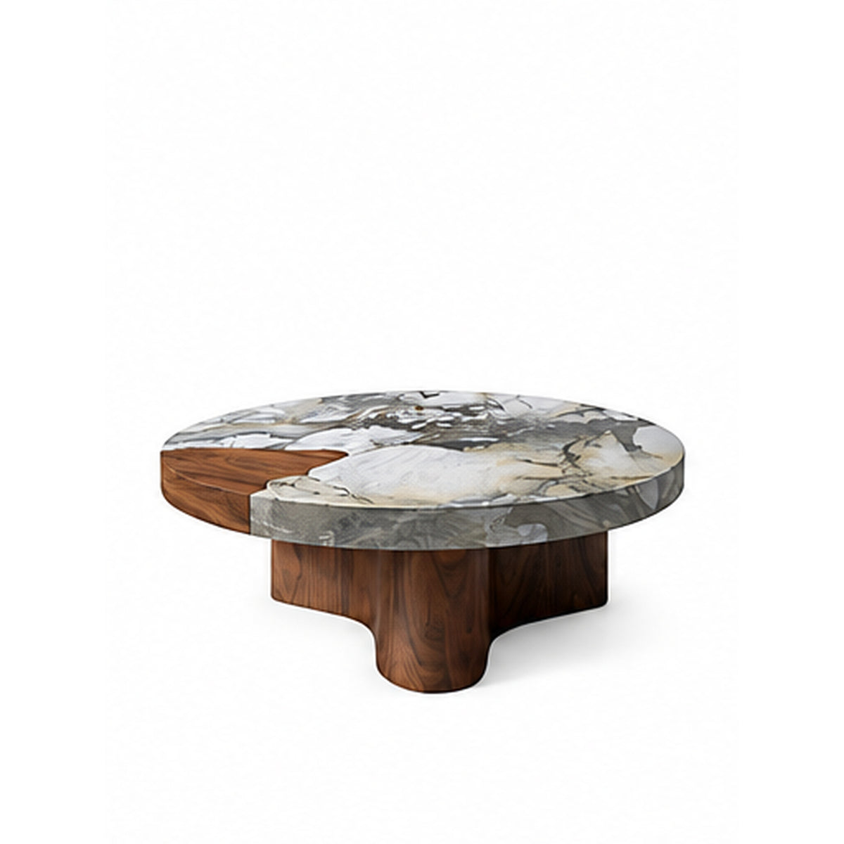 Maro Marble & Wood Coffee Table