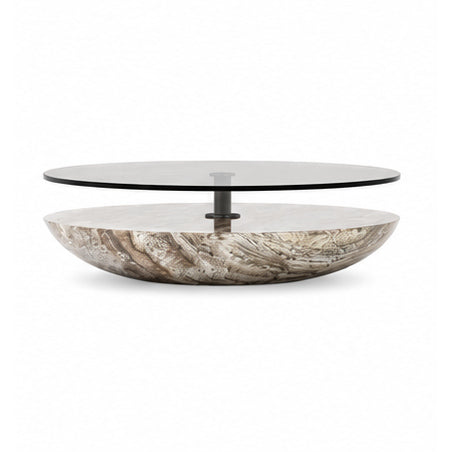 Onda Sculptural Marble Coffee Table