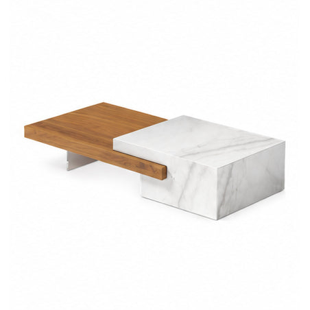 Rova Marble & Wood Coffee Table