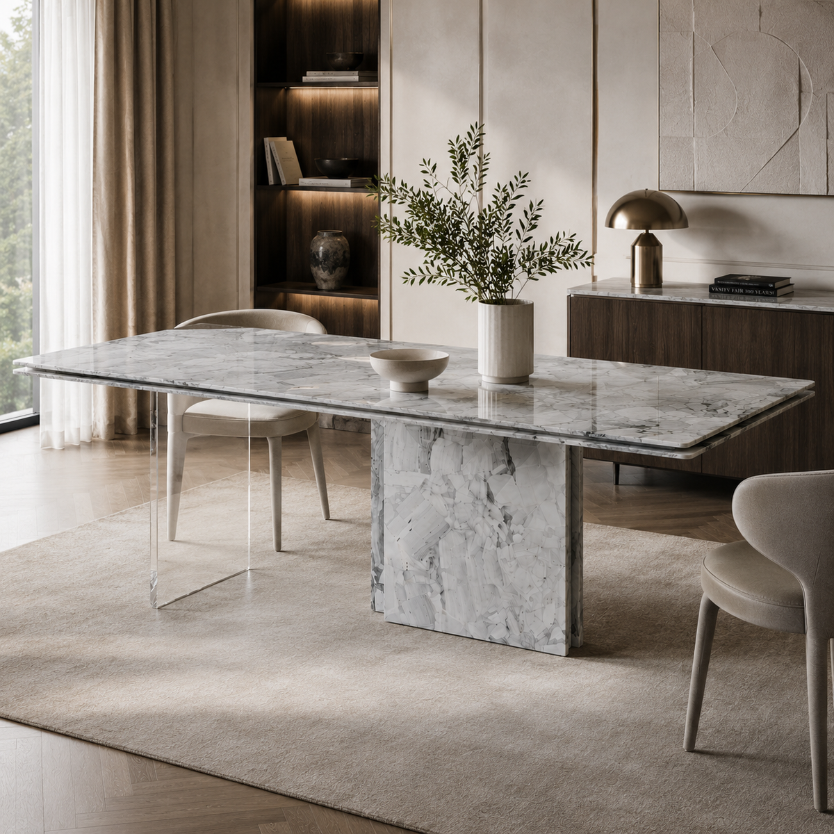 Seren Marble Dining Table