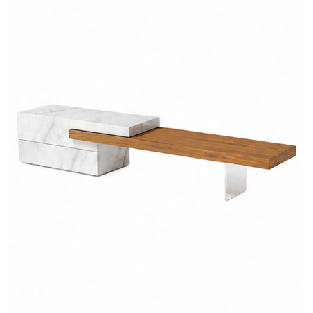 Soren Marble & Wood TV Unit