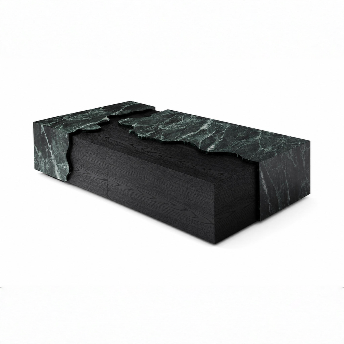 Vale Marble & Wood Coffee Table