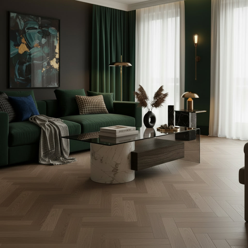Varen Marble & Wood Coffee Table