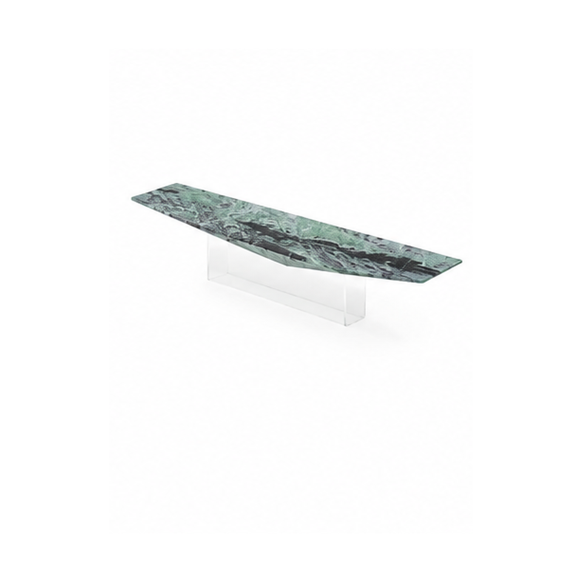 Verde Green Marble TV Unit